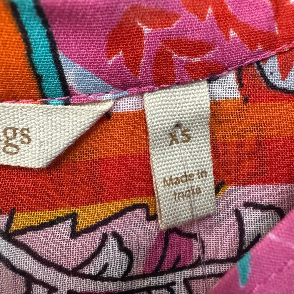 Soft Surroundings Vibrant Patchwork Long Sleeve D… - image 2